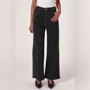 ROLLAS SAILOR SCOOP JEAN - BLACK SAND EYELET